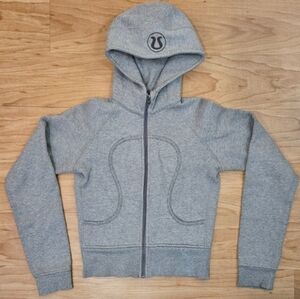 Vintage Lululemon Scuba Hoodie, Size 2, Grey